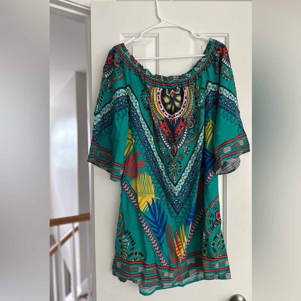 Teal dress by Flying Tomato